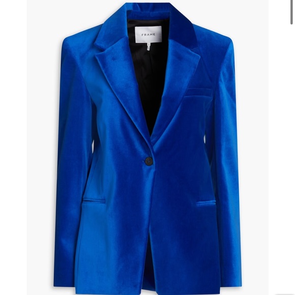 Frame velvet blazer and skirt set - Picture 4 of 10